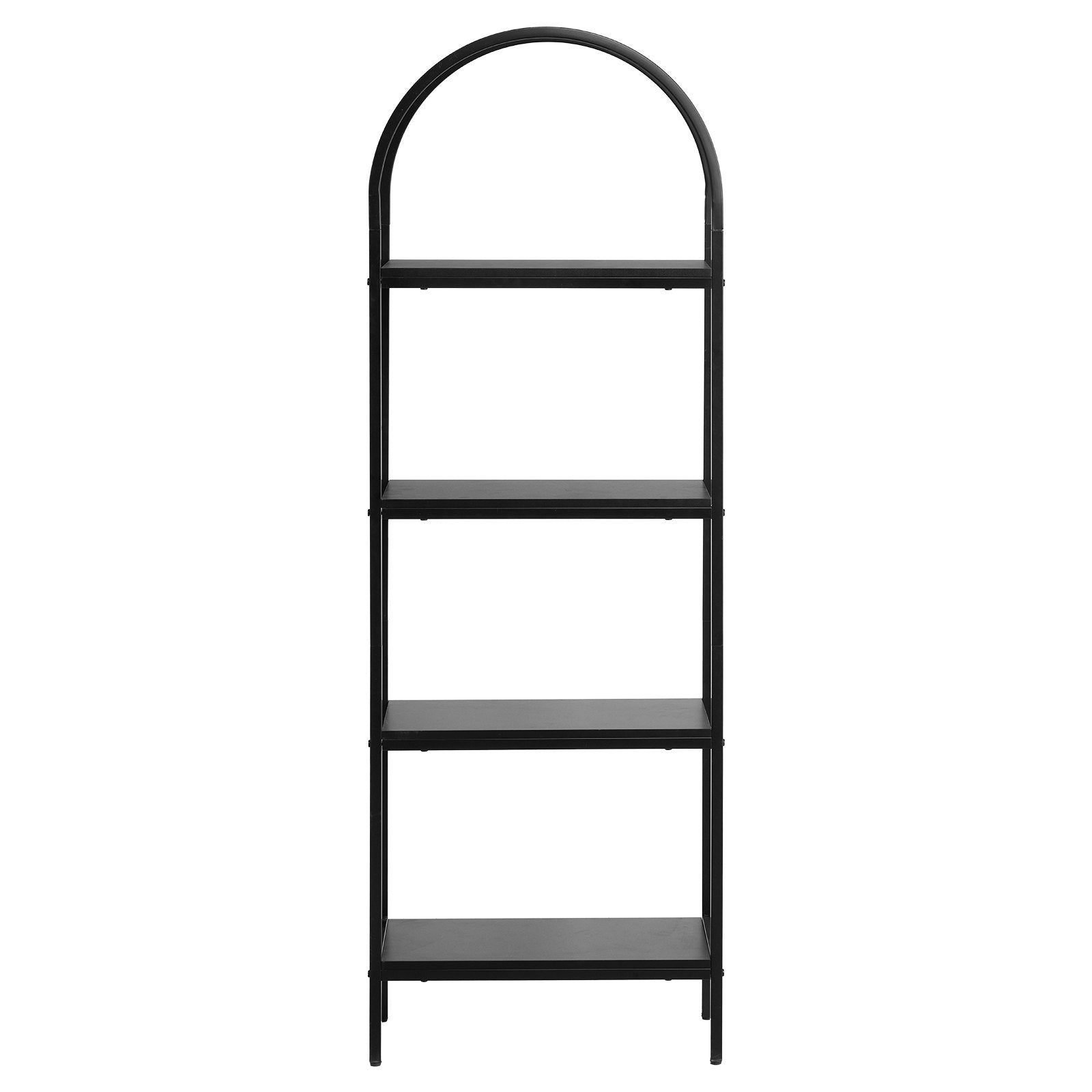 VEVOR Metal Bookshelf Rustic Bookshelf 4-Tier for Living room Bedroom & Office
