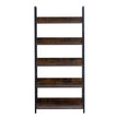 VEVOR Metal Bookshelf Rustic Bookcase 5-Tier for Living room Bedroom & Office