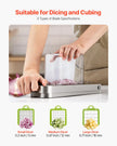 VEVOR Vegetable Chopper Food Veggie Cutter 3 Blades Onion Slicer with Container