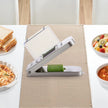 VEVOR Vegetable Chopper Food Veggie Cutter 3 Blades Onion Slicer with Container