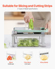 VEVOR Vegetable Chopper Mandoline Slicer All-in-1 Food Veggie Cutter 9 Blades