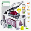 VEVOR Vegetable Chopper Mandoline Slicer All-in-1 Food Veggie Cutter 9 Blades