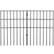 VEVOR Garden Fence, No Dig Fence 17''(H)x13''(L) Animal Barrier Fence, Underground Decorative Garden Fencing with 1.5 inch Spike Spacing, Metal Dog Fence for the Yard and Outdoor Patio, 19 Pack