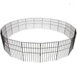 VEVOR Garden Fence, No Dig Fence 17''(H)x13''(L) Animal Barrier Fence, Underground Decorative Garden Fencing with 1.5 inch Spike Spacing, Metal Dog Fence for the Yard and Outdoor Patio, 19 Pack