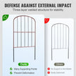 VEVOR Garden Fence, No Dig Fence 24''(H)x13''(L) Animal Barrier Fence, Underground Decorative Garden Fencing with 2 inch Spike Spacing, Metal Dog Fence for the Yard and Outdoor Patio, 10 Pack