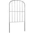 VEVOR Garden Fence, No Dig Fence 24''(H)x13''(L) Animal Barrier Fence, Underground Decorative Garden Fencing with 2 inch Spike Spacing, Metal Dog Fence for the Yard and Outdoor Patio, 10 Pack