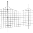 VEVOR Garden Fence, 36.6''(H)x29.5''(L) Animal Barrier Fence, Underground Decorative Garden Fencing with 2.5 inch Spike Spacing, Metal Dog Fence for the Yard and Outdoor Patio, 5 Pack