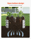 VEVOR Metal Raised Garden Bed 4x2x1 ft Outdoor Galvanized Planter Box Silver