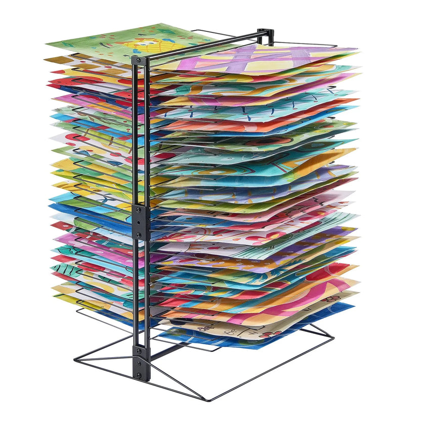 VEVOR Art Drying Rack 50 Removable Shelves Painting Drying Rack for Classroom