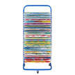 VEVOR Art Drying Rack 25 Removable Shelves Paint Drying Rack With Wheels Blue