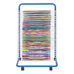 VEVOR Art Drying Rack 25 Removable Shelves Paint Drying Rack With 4 Wheels Blue