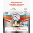 VEVOR 1.5 Gallon Stainless Steel Vacuum Chamber with Tempered Glass Lid for Resin Casting & Degassing