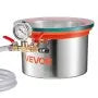 VEVOR 1.5 Gallon Stainless Steel Vacuum Chamber with Tempered Glass Lid for Resin Casting & Degassing