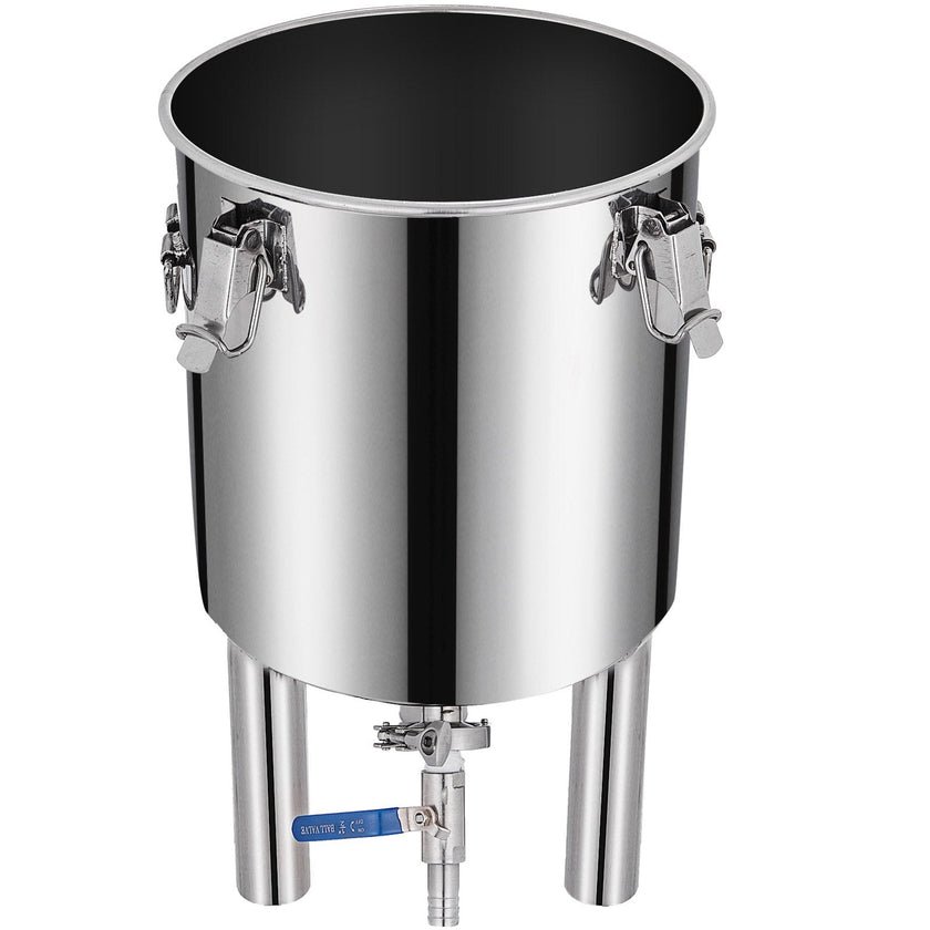 VEVOR 7 Gallon Home Brewing Chronical Fermenter Stainless Steel Brew Bucket Fermenter with Conical Base