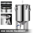 VEVOR 7 Gallon Home Brewing Chronical Fermenter Stainless Steel Brew Bucket Fermenter with Conical Base