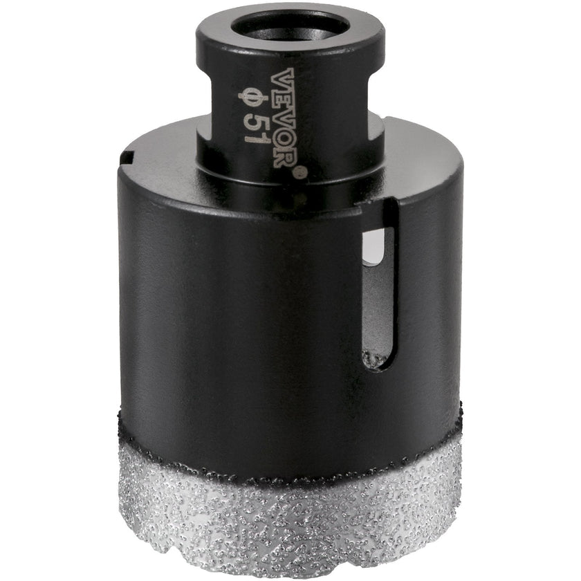 VEVOR Diamond Drill Bits 6/8/10/13/19/25/32/51 mm Diamond Hole Saw Brazed Tile 0.59in Segment Finger Bit SDS Tile Hole Saw Kit with a Blade for Tile Ceramic Porcelain Marbl 5/8\