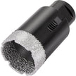 VEVOR Diamond Drill Bits 6PCS Diamond Hole Saw 6/8/10/25/35/51 mm Tile Hole Saw Kit Vacuum Brazed Diamond Drill Bit 0.59in Segment Tile Hole Saw with a Blade for Tile Ceramic Porcelain Marble Stone