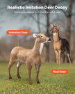VEVOR Deer Decoy Outdoor Realistic Doe Decoys for Hunting Foldable Legs 1-Pack
