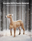VEVOR Deer Decoy Outdoor Realistic Doe Decoys for Hunting Foldable Legs 1-Pack