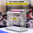 VEVOR Tabletop Acrylic Podium 19.5