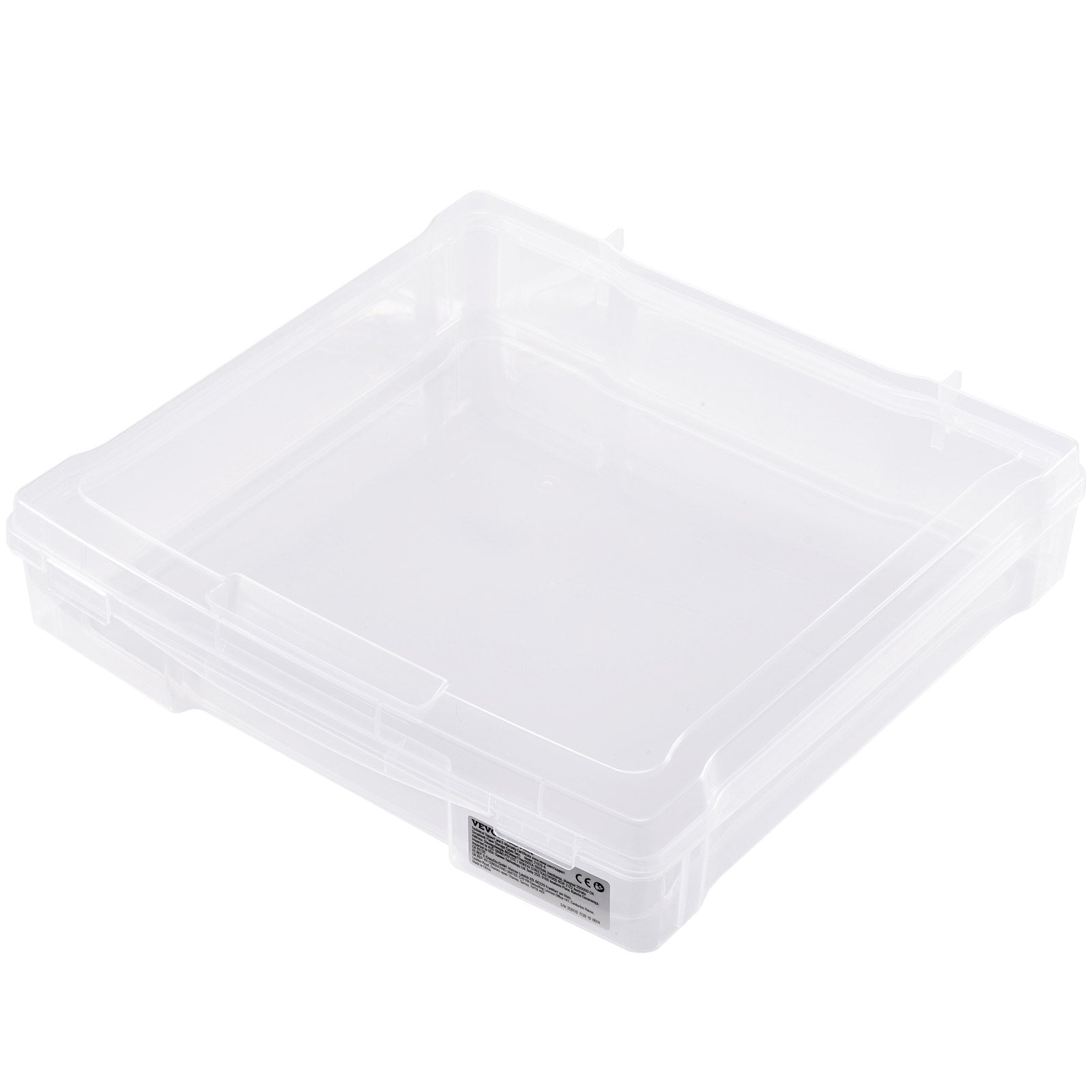 Scrapbook Paper Storage 6 Pack Stackable Plastic Board Game Boxes Clear Case