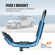 VEVOR Kayak Roof Rack 2 Pairs J-Bar, Soft Roof Rack, Top Mount Tie Down, Carrier for kayak, Surf Board, Canoe, SUP, Ski Board, Mount on Car, SUV, Truck, 2 Kayaks