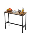 VEVOR Bar Table Height Pub Table Cocktail Counter Kitchen Dining 39x16x35.5 in