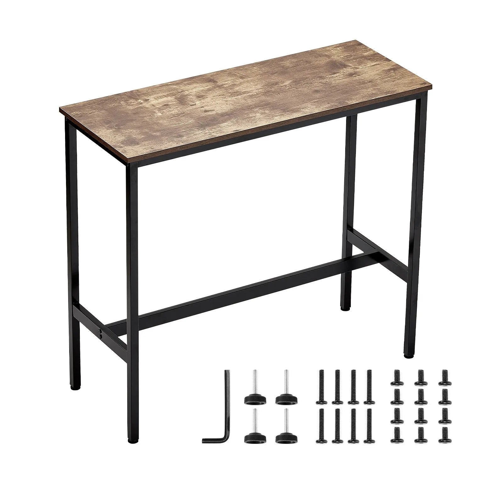 VEVOR Bar Table Height Pub Table Cocktail Counter Kitchen Dining 39x16x35.5 in