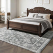 VEVOR Large Area Rug 8x10 ft Anti-Skid and Tear-Resistant Floor Mat Vintage Gray
