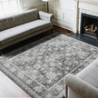 VEVOR Large Area Rug 8x10 ft Anti-Skid and Tear-Resistant Floor Mat Vintage Gray