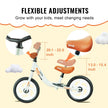 VEVOR Toddler Balance Bike, Lightweight Aluminum Alloy Balance Bicycle for Kids, with Adjustable Seat & Handlebar, 12