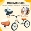 VEVOR Toddler Balance Bike, Lightweight Aluminum Alloy Balance Bicycle for Kids, with Adjustable Seat & Handlebar, 12