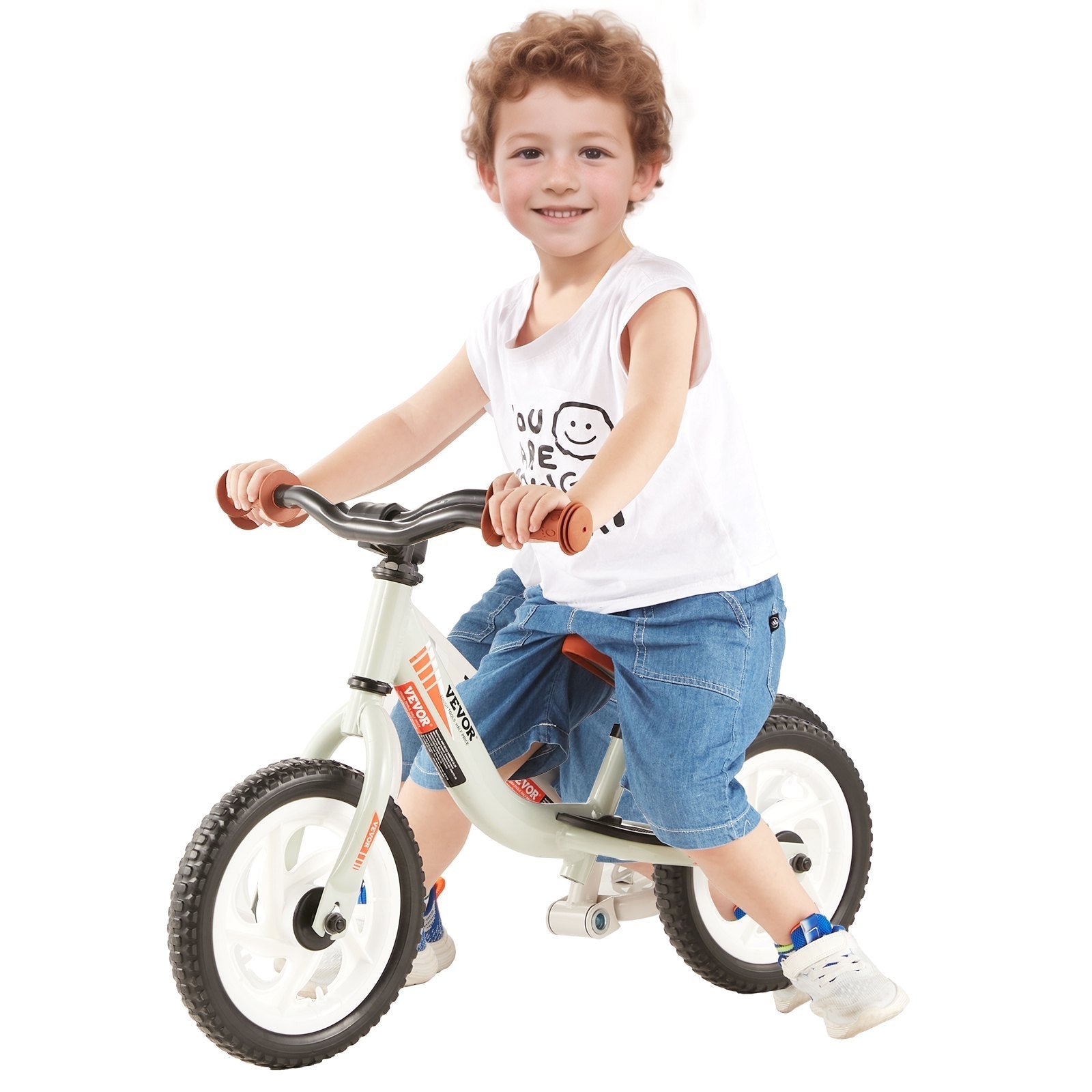 VEVOR Toddler Balance Bike, Lightweight Aluminum Alloy Balance Bicycle for Kids, with Adjustable Seat & Handlebar, 12