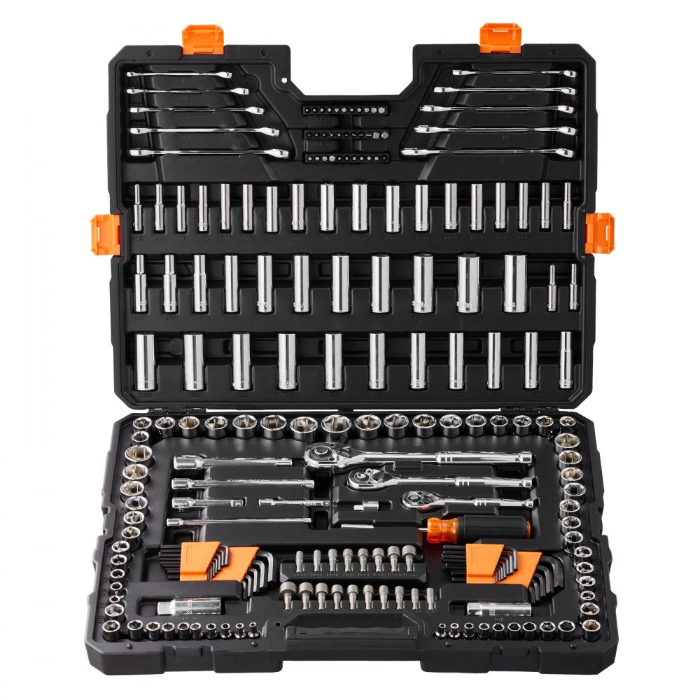 VEVOR Mechanics Tool Set and Socket Set, 1/4