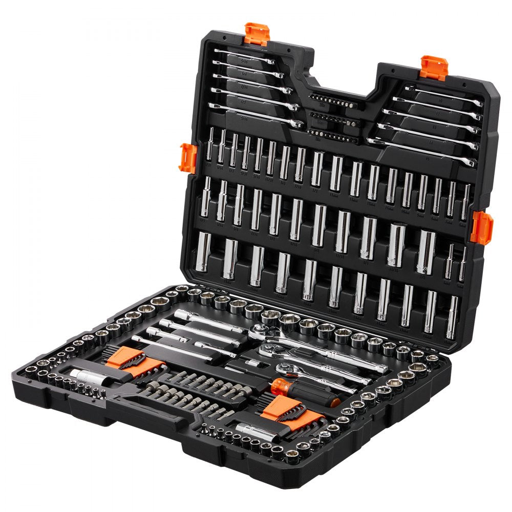 VEVOR Mechanics Tool Set and Socket Set, 1/4