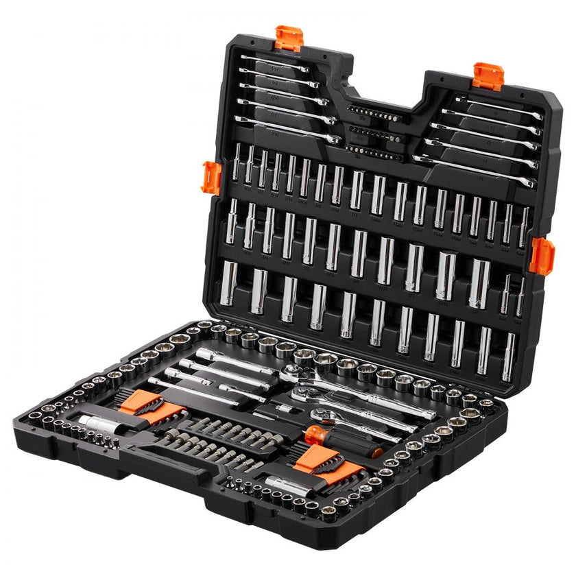 VEVOR Mechanics Tool Set and Socket Set, 1/4
