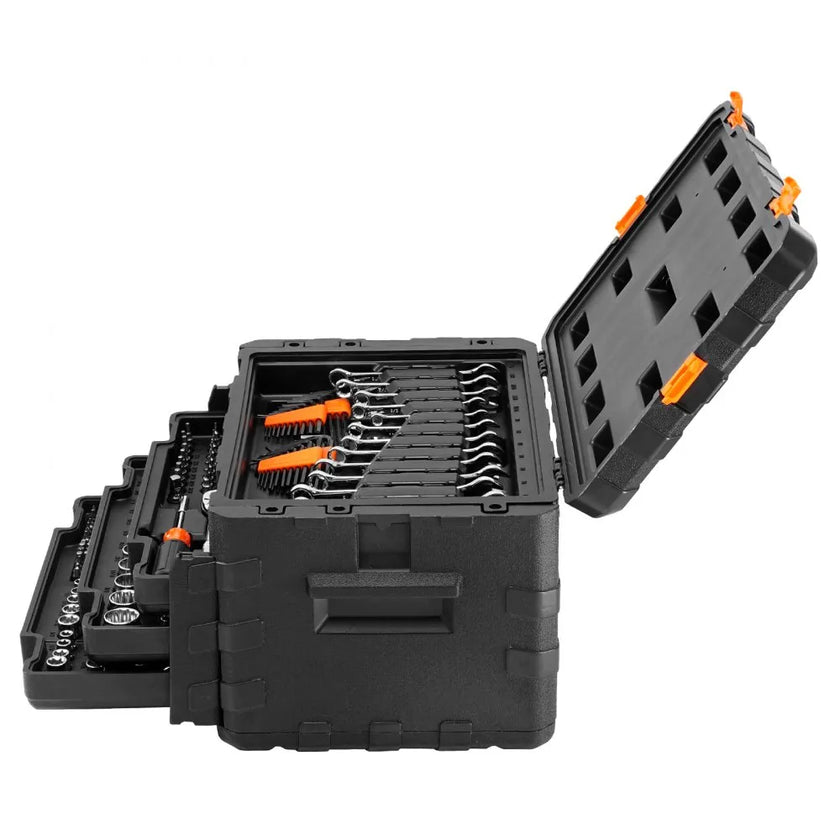VEVOR Mechanics Tool Set and Socket Set, 1/4