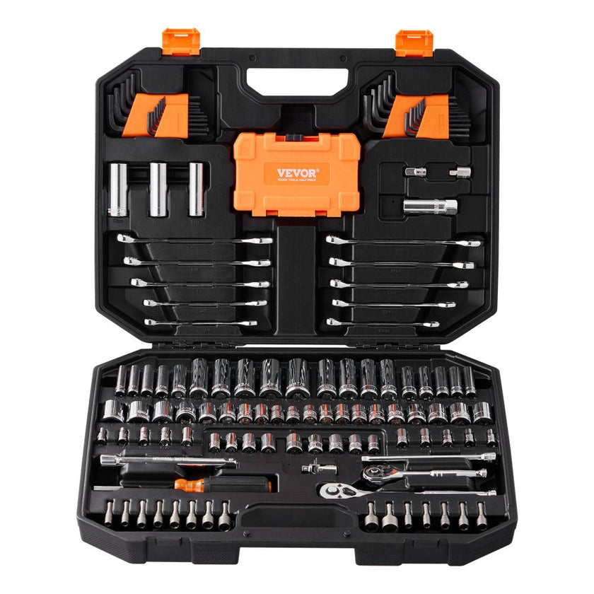 VEVOR Mechanics Tool Set and Socket Set, 1/4