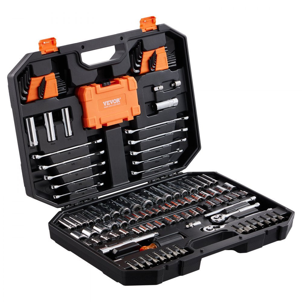 VEVOR Mechanics Tool Set and Socket Set, 1/4