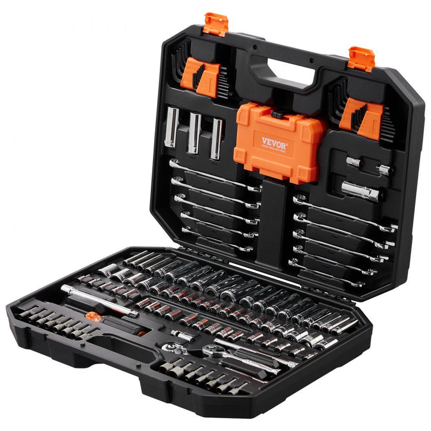VEVOR Mechanics Tool Set and Socket Set, 1/4