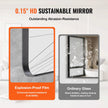 VEVOR Square Wall Mounted Mirror 24