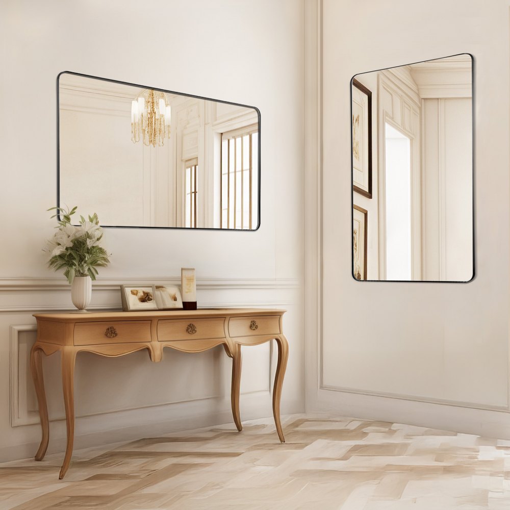 VEVOR Square Wall Mounted Mirror 24