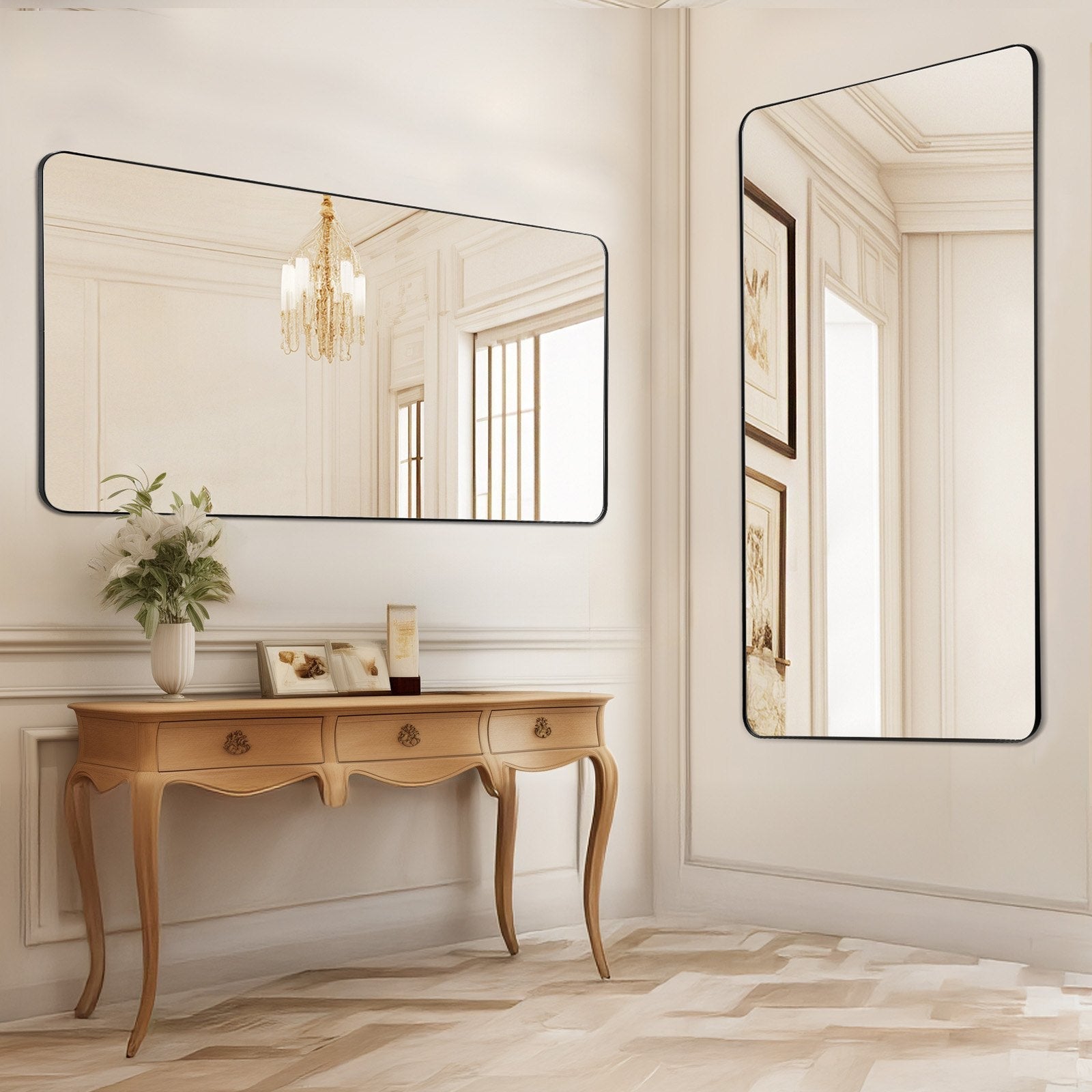 VEVOR Square Wall Mounted Mirror 28