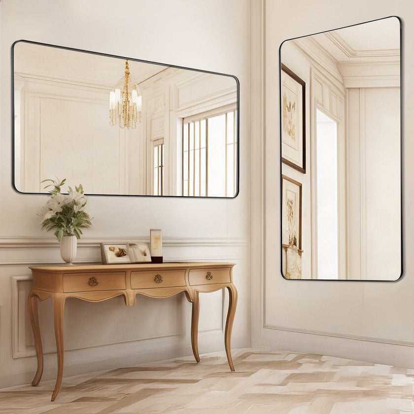 VEVOR Square Wall Mounted Mirror 36