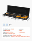 VEVOR Bass Guitar Hard Case 48.03 in Waterproof With Lock And Key for Bass Guitar