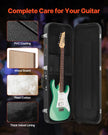 VEVOR Electric Guitar Hard Case 43.11 in With Lock And Key for Electric Guitar