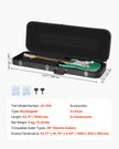 VEVOR Electric Guitar Hard Case 43.11 in With Lock And Key for Electric Guitar