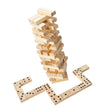 VEVOR Tumbling Timber Toy 60 Blocks Giant Tumble Tower Blocks Game Pine Wood Box