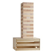 VEVOR Tumbling Timber Toy 54 Blocks Large Tumble Tower Blocks Game Pine Wood Bag