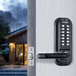 VEVOR Mechanical Keyless Entry Door Lock, 14 Digit Keypad, Water-proof Zinc Alloy, Double-sided Embedded Outdoor Gate Door Locks Set with Keypad and Handle, Easy to Install, for Garden, Garage, Yard